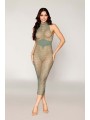 Robe bodystocking en filet avec forme géométrique de Dreamgirl Bas et collants