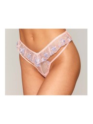 String en dentelle florale avec ceinture flottante de Dreamgirl lingerie.