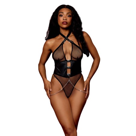 Body string Bdsm pour femme dominatrice de la marque Dreamgirl lingerie sexy