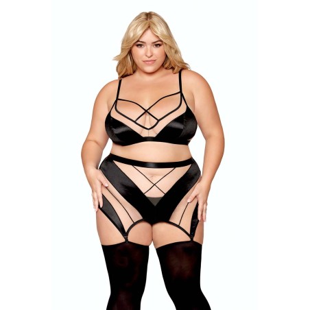 Ensemble lingerie Bdsm grande taille de la marque Dreamgirl lingerie sexy