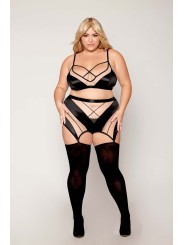 Ensemble lingerie Bdsm grande taille de la marque Dreamgirl lingerie sexy