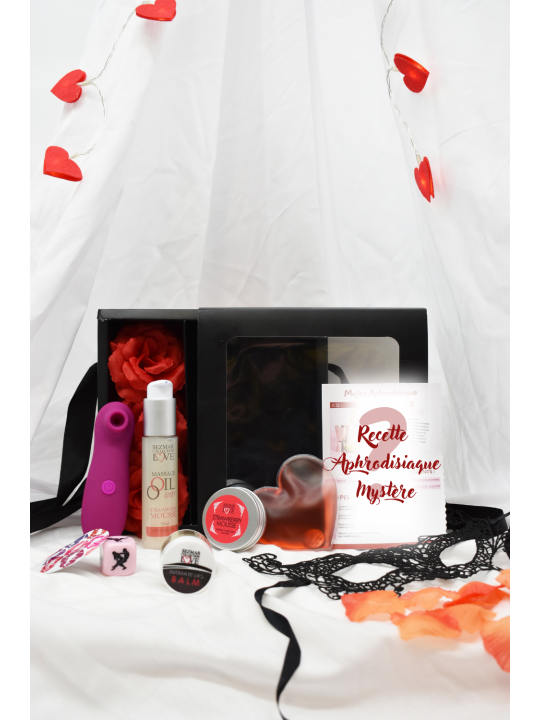 COFFRET SAINT VALENTIN "PASSION"