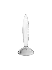 Gode anal en verre borosilicaté massif transparent Sparkling Crystal Satisfyer - CC597830