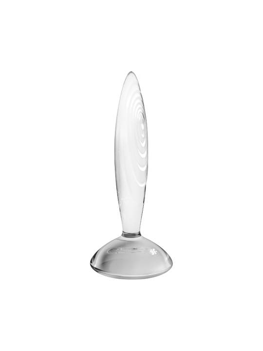 Gode anal en verre borosilicaté massif transparent Sparkling Crystal Satisfyer - CC597830