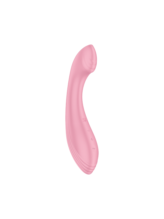 Vibromasseur G spot rose, vibrations fortes G-Force Satisfyer - CC597835