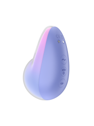 Stimulateur clitoridien par onde de pression sans contact et par vibration USB violet et rose, Pixie Dust Satisfyer - CC597836