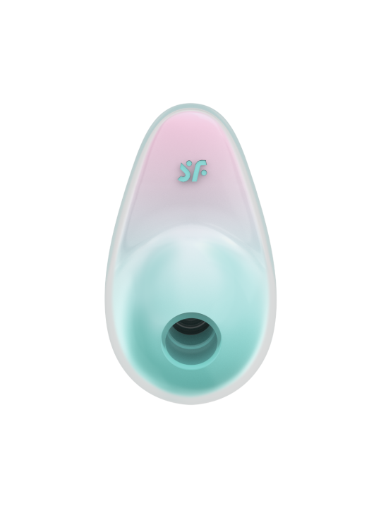 Stimulateur clitoridien par onde de pression sans contact et par vibration USB vert et rose, Pixie Dust Satisfyer - CC597837