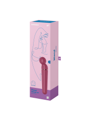 Vibromasseur wand rouge USB 60 vibrations Planet Wand-er Satisfyer - CC597844