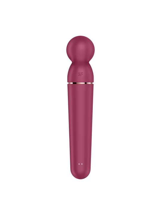 Vibromasseur wand rouge USB 60 vibrations Planet Wand-er Satisfyer - CC597844