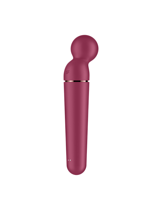 Vibromasseur wand rouge USB 60 vibrations Planet Wand-er Satisfyer - CC597844