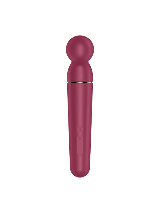 Vibromasseur wand rouge USB 60 vibrations Planet Wand-er Satisfyer - CC597844