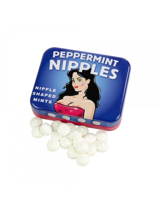 Boite de bonbons à la menthe en forme de seins, sans sucre - CC501081