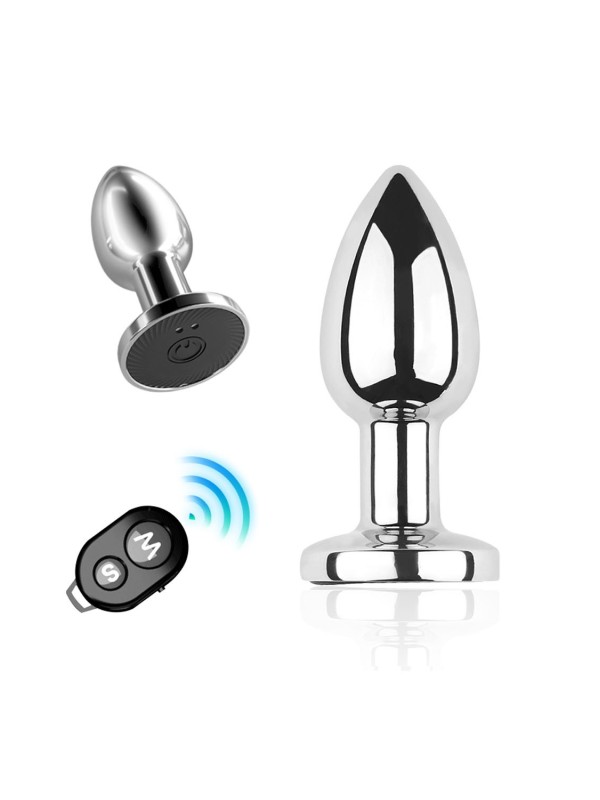 Plug anal Small avec 10 vibrations et télécommande de Plaisir Emoi, pas cher