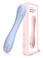 Vibromasseur turquoise en silicone, doté de 10 modes de vibration pas cher