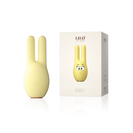 stimulateur clitoridien design lapin avec 10 modes de vibrations pas cher.