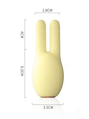 stimulateur clitoridien design lapin avec 10 modes de vibrations pas cher.