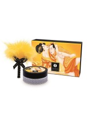 Mini Coffret poudre corporelle mangue et plumeau assorti - CC1035