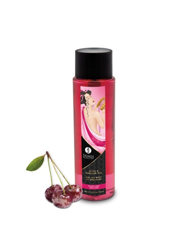 Gel de bain et douche cerise givrée Shunga 370 ml - CC5207