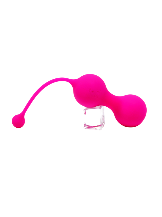 MINA, Boules de Geisha Rose en silicone de la marque sex toys Cœur Ardent