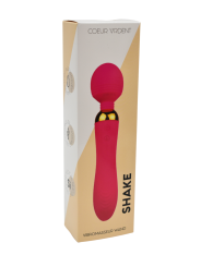 SHAKE Rose, Vibromasseur Wand  avec 2 puissants moteurs indépendants