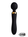 SHAKE Noir, Vibromasseur Wand  avec 2 puissants moteurs indépendants