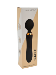 SHAKE Noir, Vibromasseur Wand  avec 2 puissants moteurs indépendants