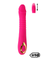 Vibromasseur avec va et vient, TWIST Rose de Cœur Ardent pas cher