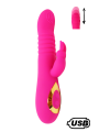 Vibromasseur Rabbit avec va et vient, TWIST 2 rose de Cœur Ardent pas cher