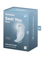 Stimulateur de clitoris vibration et air pulsé USB bleu Seal You pas cher