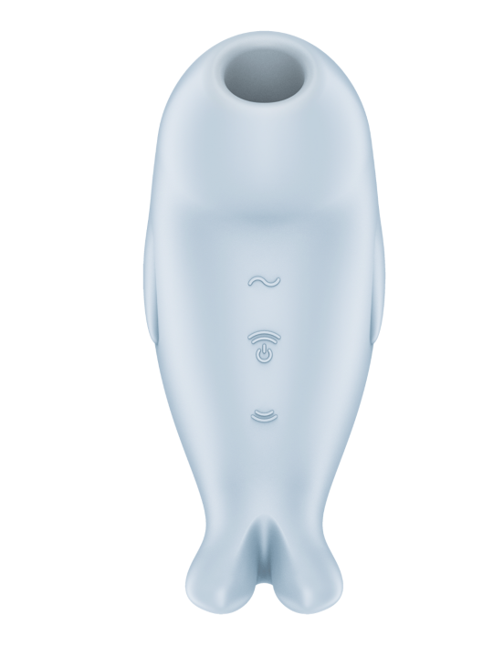 Stimulateur de clitoris vibration et air pulsé USB bleu Seal You pas cher