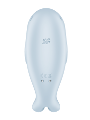 Stimulateur de clitoris vibration et air pulsé USB bleu Seal You pas cher