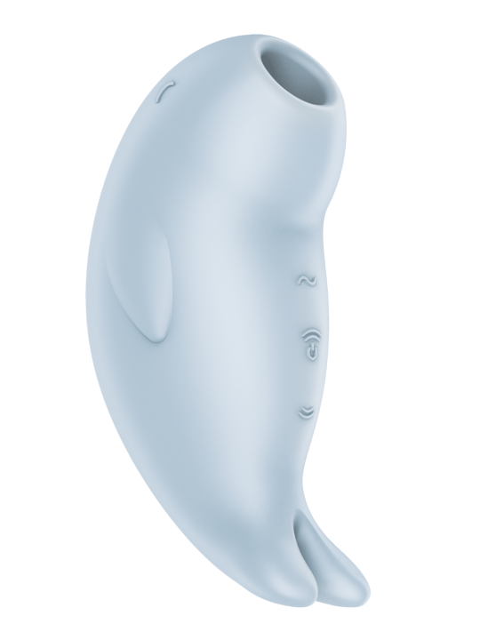 Stimulateur de clitoris vibration et air pulsé USB bleu Seal You pas cher