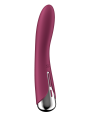 Vibromasseur USB tête rotative point G rouge Spinning Vibe 1 pas cher.