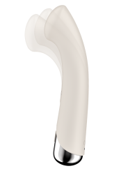 Vibromasseur point G tête rotative blanc USB Spinning g-spot 1 pas cher