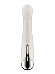 Vibromasseur point G tête rotative blanc USB Spinning g-spot 1 pas cher