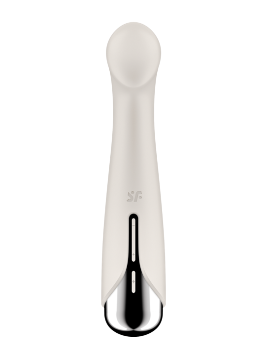 Vibromasseur point G tête rotative blanc USB Spinning g-spot 1 pas cher