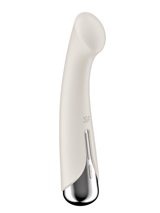 Vibromasseur point G tête rotative blanc USB Spinning g-spot 1 pas cher