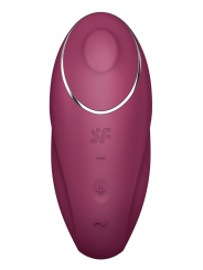 Vibromasseur à poser, stimulateur clitoridien rouge Tap & Climax 1 pas cher