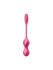 Boules de Geisha vibrantes télécommandées fushia Love Birds 2 - Satisfyer