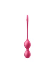 Boules de Geisha vibrantes télécommandées fushia Love Birds 2 - Satisfyer