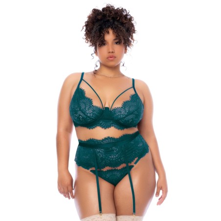 Ensemble 3 pièces grande taille vert - MAL8866XSEAG