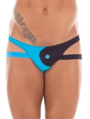 Grossiste dropshipping Jock strap bleu noir sexy et tendance pour homme