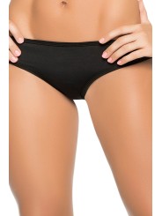 Grossiste lingerie : tanga noir froncé