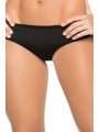 Grossiste lingerie : tanga noir froncé