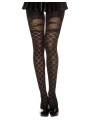 Grossiste en collant noir fantaisie avec fleurs