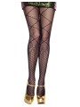 Grossiste lingerie dropshipping : collant nylon fantaisie noir