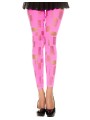 Grossiste dropshipping legging rose fluo ajouré fashion