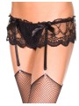 Grossiste lingerie dropshipping : porte-jarretelles dentelle noire