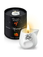 Grossiste Plaisirs Secrets : bougie massage fraise