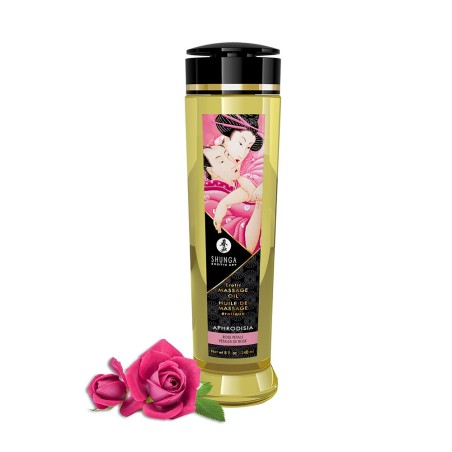 Fournisseur Shunga : huile massage aphrodisiaque fleurs